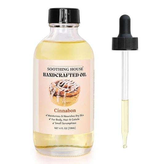 Cinnabon Body Oil - Moisturizing Body Oil for Soft, Smooth, Radiant Glowing Skin (4 fl oz)