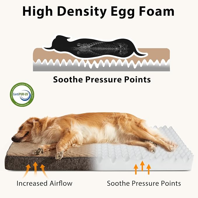 JOEJOY Orthopedic Dog Bed for Extra Large Dogs