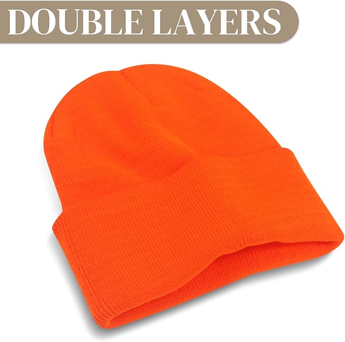 PFFY Unisex Beanie Hats for Men Women Knit Winter Beanies