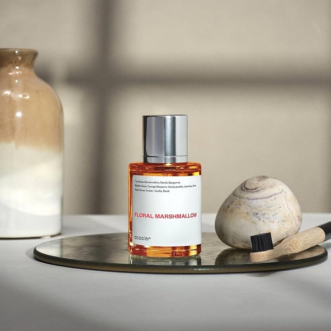 Dossier - Eau de Parfum - Floral Marshmallow - Inspired by By Kilian's Love,Don't Be Shy - Perfume Luxury - Pure Infused - Paraben-Free - Vegan - Feminine - For Women -Fragrance 3.4 oz (Spray 100ml)