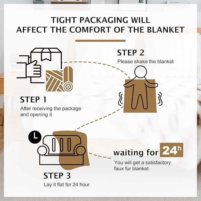 Luxury 1000GSM Faux Fur Throw Blanket, Super Thick Warm Cozy Heavy Blankets for Couch Bed Sofa, Plush Fuzzy Elegant Winter Reversible Mink Blanket for Living Room Bedroom 50''x60'', Grey
