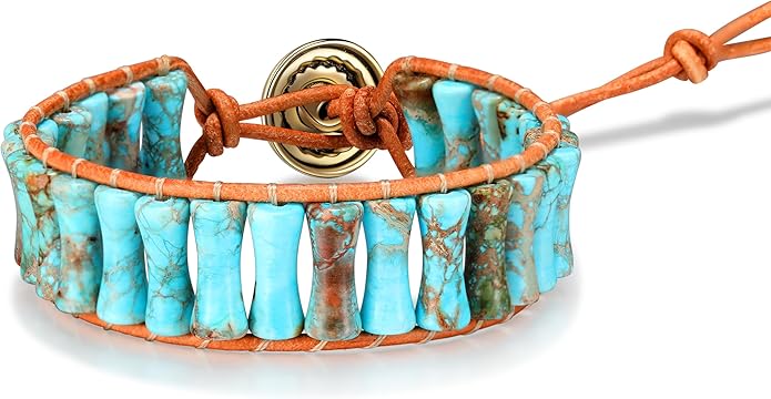 Inspirational Gifts Healing Bracelets for Women，Get Well Soon Encouragement Gifts for Women Friends Sister Mom，Handmade Natural Stone Healing boho Friendship Jewelry for women
