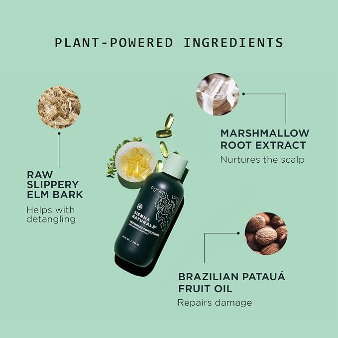 Sienna Naturals - H.A.P.I. Shampoo & Untangled Conditioner Bundle - Anti Frizz - Hydrating for Dry, Damaged, Curly & Color-Treated Hair