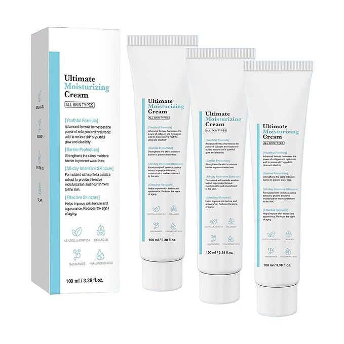 Youthful Formula Ultimate Moisturizing Cream, Korean Gel, Centella Moisturizer,Youthful Formula Moisturizing Cream,For All Skin Types 3pcs