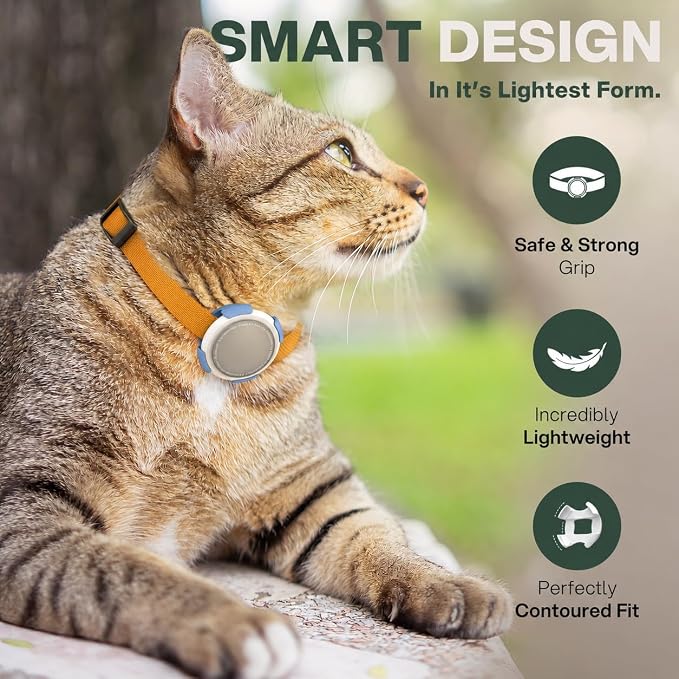 SNAP! AirTag Holder - 3/8" & 5/8" Set - for Cats, Kittens, Puppies, & Small Dogs - Fits Collars, Harnesses, Straps, Bags & More - Made in USA - Cherry Wine