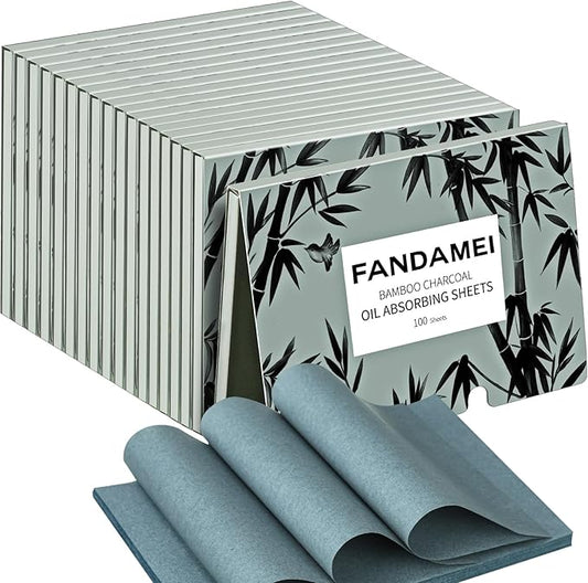 FANDAMEI 1800 Counts Oil Blotting Sheets For Face, Oil Blotting Papers For Face, Blotting Paper for Oily Skin, Oil Absorbing Sheets, Oil Control Film, Oil Absorbing Tissues