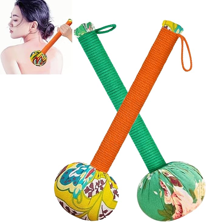 Body Massage Hammer, Manual Back Massager Tool for Body Relief | This Mugwort Massage Hammer Eases Back, Neck & Shoulder Muscle Tension, Perfect for Daily Relaxation at Home and Office
