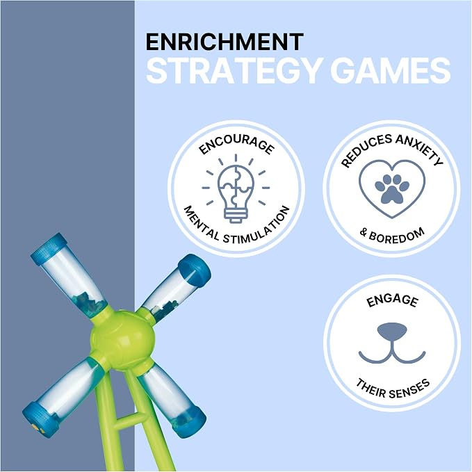 TRIXIE Windmill Strategy Game, Beginner Dog Puzzle Toy, Level 1 Activity, Treat Puzzle, Interactive Play, Dog Enrichment