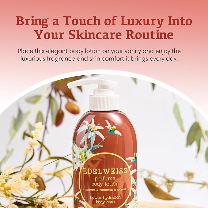Jigott - Edelweiss Perfume Body Wash 25.3 FL OZ/ 750ml, Hydrating Gentle Korean Body Cleanser