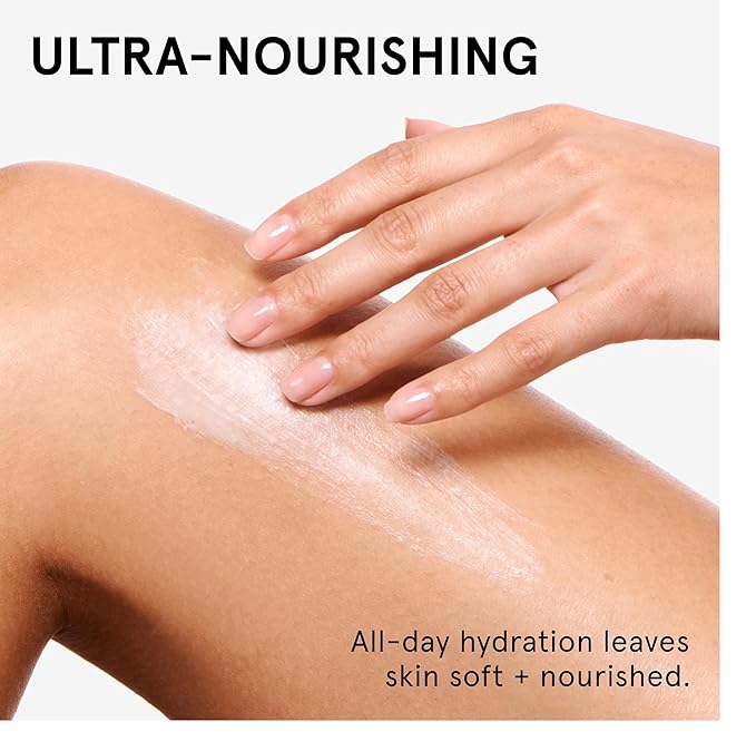 Glossier Crème de You Dry-Touch Body Butter - Signature You Fragrance Scented Body Cream for Dry Skin & 24 Hour Hydration - Shea Butter & Jojoba Oil - Warm & Spicy - Dermatologist-Tested, Vegan, 215ml