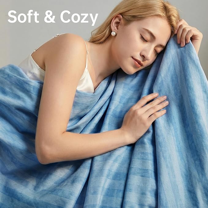 Guohaoi Cooling Blanket for Hot Sleepers and Night Sweats 90"x90" Queen | Arc-Chill Q-Max >0.5 Cool Fiber,100% Oeko-Tex Certified Lightweight Summer Blanket for Travel/Outdoor Ultra Cold Breathable