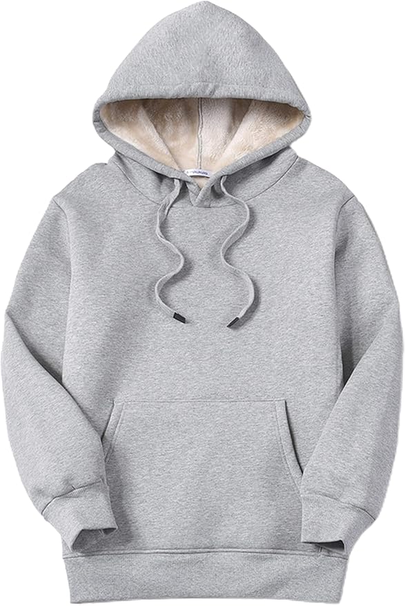 Yeokou Women's Winter Hoodies Pullover Sherpa Fleece Warm Heavyweight Sweatshirt