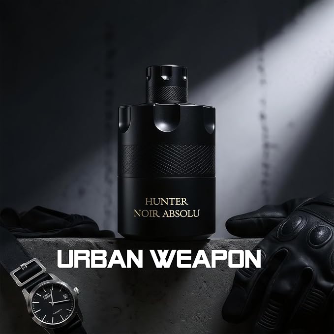 AFLUXE HUNTER NOIR ABSOLU Long-Lasting Men's Cologne Eau de Parfum | 100ml Dark Woody Night Fragrance | Gift Set for Him