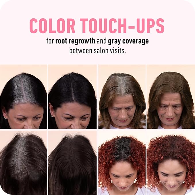 BOLDIFY Hairline Powder - Root Touch Up Hair Color for Gray Coverage - Bald Spot Concealing Hair Powder for Women & Men - 24-Hour Stain-Proof - Gray
