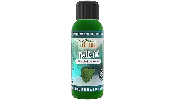 Uhuru Naturals Original Nettle Hair Growth Oil (4 oz) – African Remedy for Thinning Hair, Breakage & Dry Scalp | Natural Regrowth Treatment for Men & Women | All Hair Types