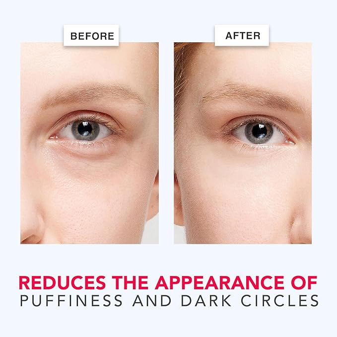 Beauty by Earth Caffeine Eye Cream for Puffiness & Bags Under Eyes - USA Made with Natural & Organic Ingredients, Under Eye Cream for Dark Circles with Glycerin & Vitamin E, Brightens & Refreshes