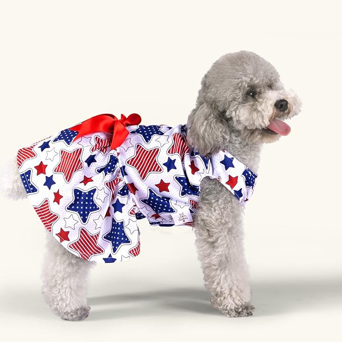 CuteBone Dog Mesh Dress Puppy Sundress Pet Outfit Summer Fashion for Small Dogs Girl Cat Clothes