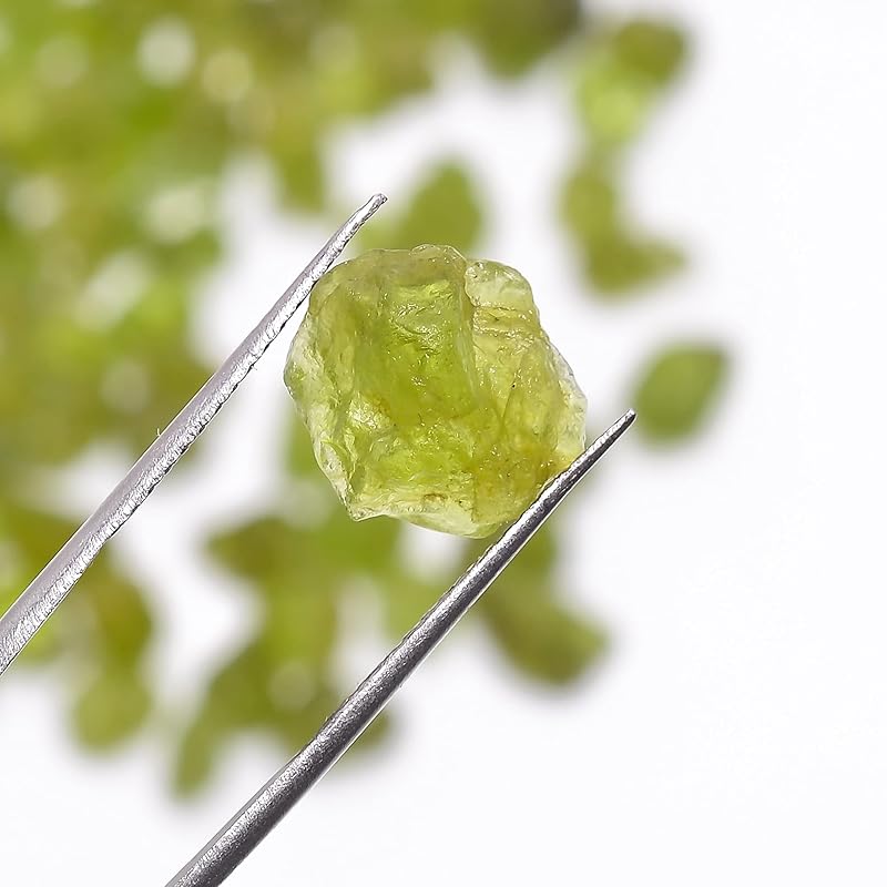 50 Carats Raw Green Peridot Crystals, Wholesale Lot, August Birthstone, Natural Gemstone, Rough Crystals, Rock Stones, Jewelry Making Supplies, Diy & Crafts, 8 to 12mm
