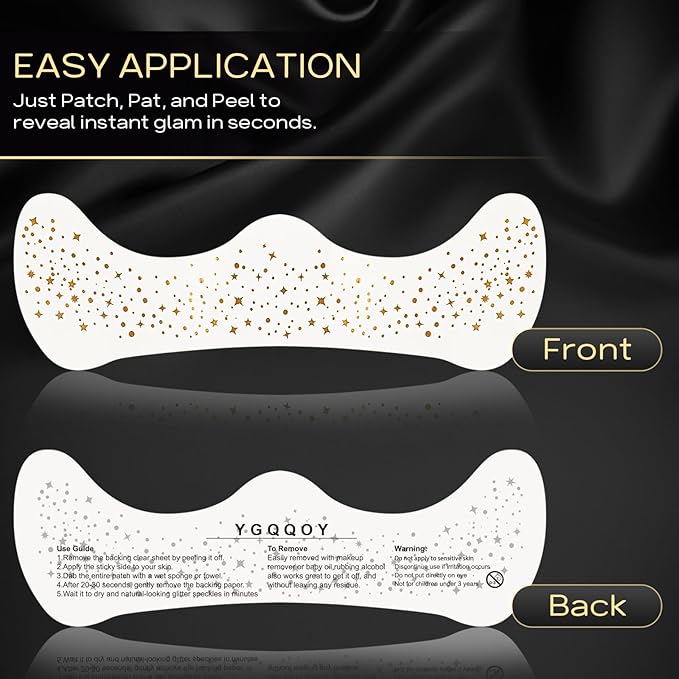 Glitter Freckles Face Tattoo, Glitter Freckles, Freckle Tattoo,Sparkle Face Glitter Makeup Speckles,8pcs