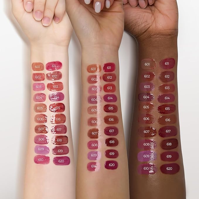 Laka Maxi Glayer Tint 3.8g/0.13oz., Glass Layer of Gloss, Ultra Glow & Vivid Layerable Pigments, High Shine Lip Oil, K-Beauty (#605 Skin)