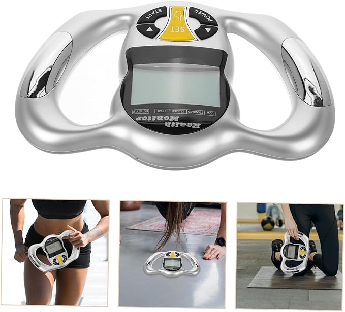 Digital Fat Loss Monitor Handheld Body Composition Measuring Device with Advanced BMI Analysis Portable Wellness Scanner for Accurate Percentage Assessment and Use