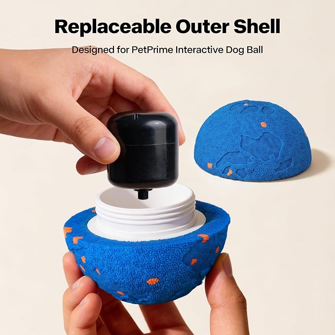 Pet Prime Replacement Shell for Dog Interactive Ball Toy,Durable E-TPU Outer Cover,Shell Only