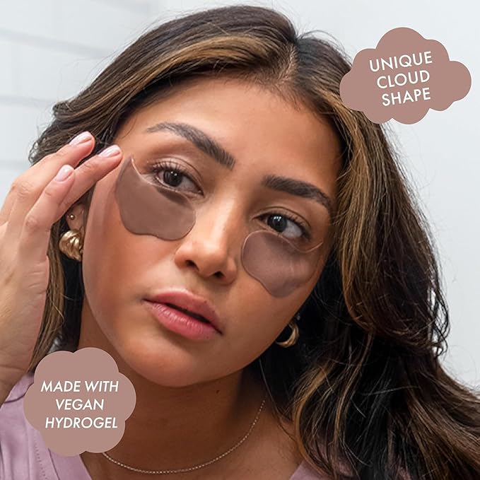 ESW Beauty Iced Chai Latte Under Eye Patches (5-Pack) – Energizing & Firming - Soothing with Chai, Caffeine & Peptides for Tired Under Eyes & Dark Circles