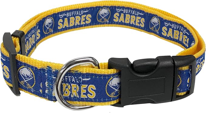 Pets First NHL Collar for Dogs & Cats. Adjustable, Cute, & Stylish! The Ultimate Hockey Fan Collar!