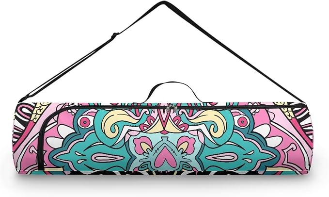 Yoga Mat Bags for Women Lightweight Gym Bag with Strap Full Zip Yoga Accessories