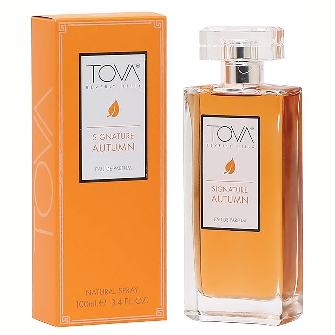 Tova Signature Autumn Eau de Parfum – Crisp Floral Amber Perfume for Women – Peony, Iris & Vanilla Orchid – USA-Made & Cruelty-Free – 3.4 fl oz