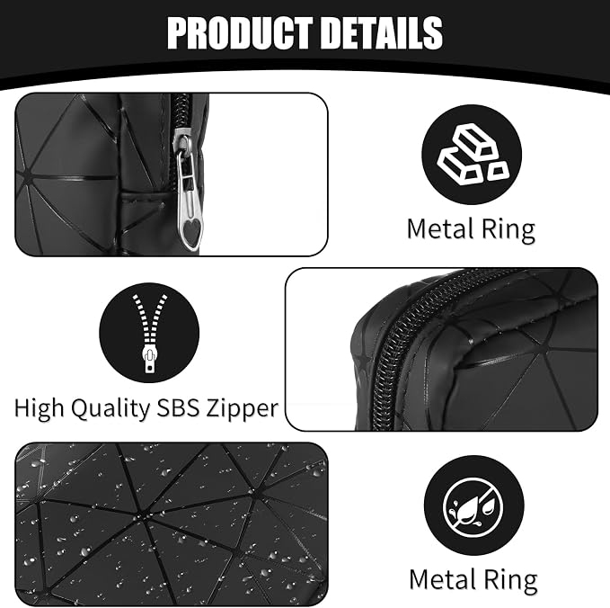 Ymapinc Period Sanitary Bag, Napkin Storage Bag Tampon Pouch Portable Feminine Care First Period Kit for Teen Ladies Women (Black)