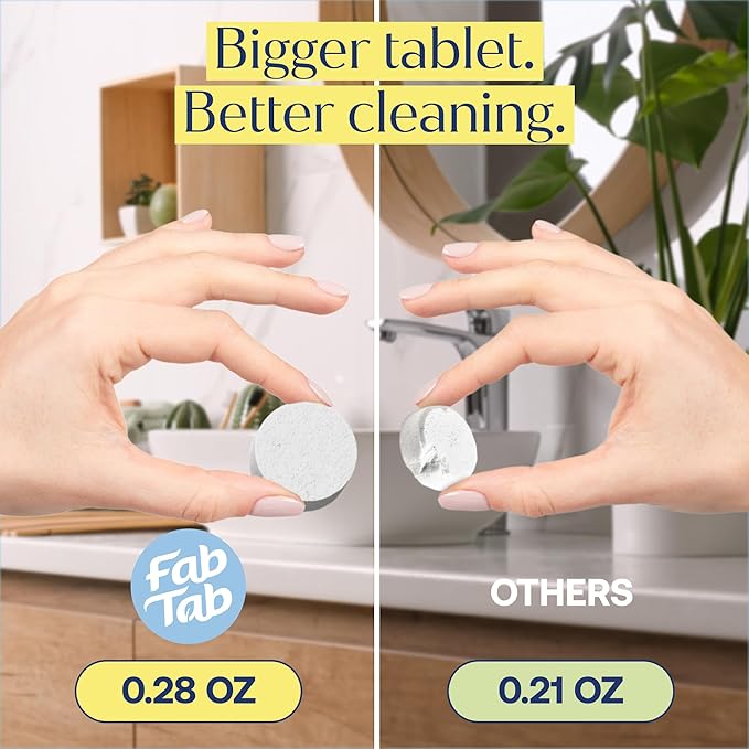 Fabtab Convenient And Easy To Use Foaming Hand Soap Refills - Hand Soap Tablets For A Guilt-free Cleaning Experience - Citrus Scent- Makes 4 X 11.9 Fl Oz (bottle Not Included) - Hand Soap Refills