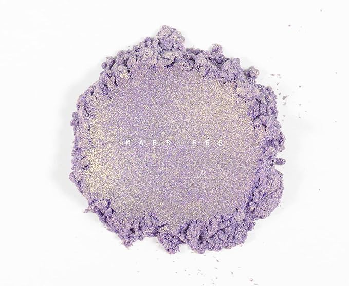 MARBLERS Chunky Natural Mica Powder [Wisteria Pearl] 0.11oz (3g) | Highly Pigmented | Non-Toxic, Vegan, Cruelty-Free | Eyeshadow, Body Butter, Nail Polish, Nail Art | Party, Body, Face Makeup