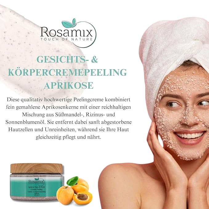 Deep Exfoliating Body Scrub Gentle - Body Polish Exfoliating Scrub Cream with shea butter and vitamins E and C