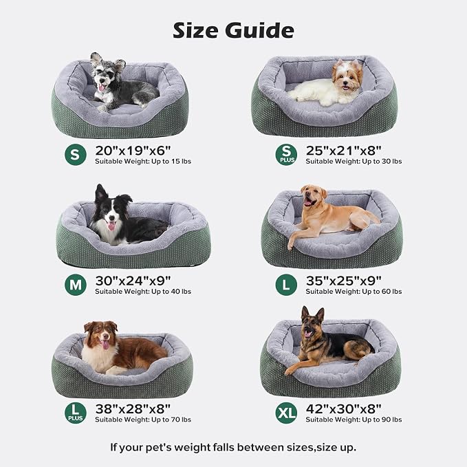 XL Dog Beds Large Sized Dog, Washable Orthopedic Warming Soft Sleeping Durable with Anti-Slip Bottom