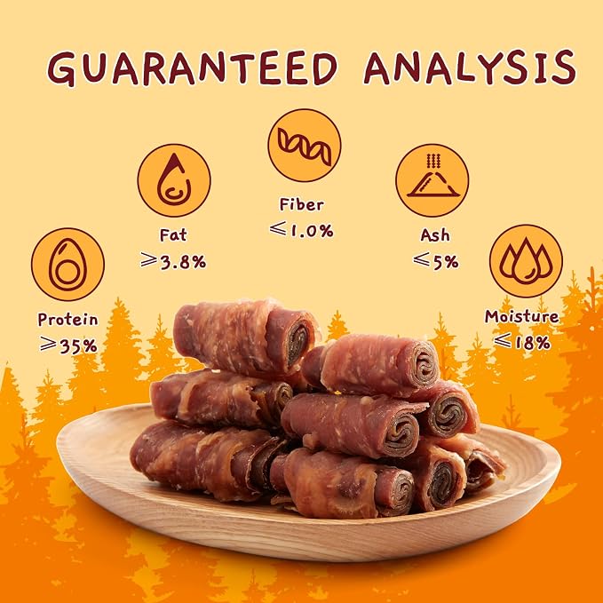 Jungle Calling 21 oz Triple Flavor Rolls, Chicken Duck & Beef, High Protein | Rawhide Free Treat for Small, Medium & Large Breeds, Limited Ingredient Chews Perfect for Daily Reward, Easily Digestible