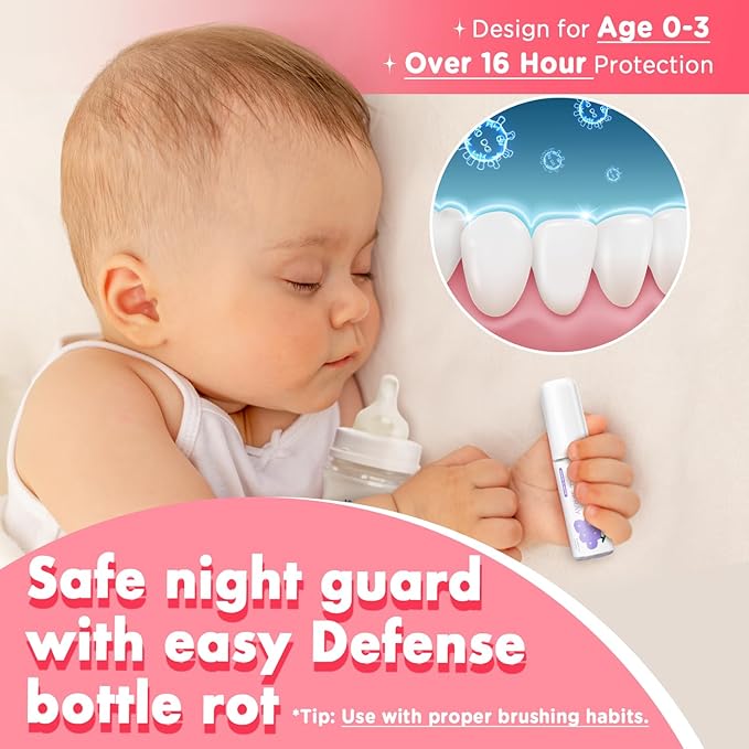 oh care Mouth Spray for Kids Toddler Toothpaste Helper Fluoride Free Baby Toothpaste Cavity Protection Oral Care with Natural P113+ Antibacterial Peptide for Newborns to Age 12(Strawberry)