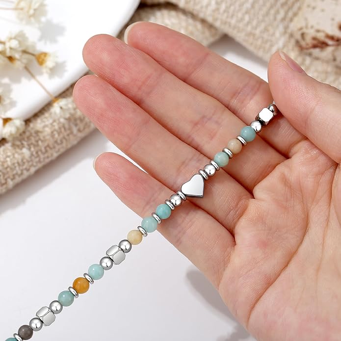 TONY & SANDY Tiny Beaded Bracelets for Women, Sometimes You Forget You're Awesome Gift, Unique Gifts for Women, Mom, Daughter, Wife, Coworker, Best Friend, Bestie, Granddaughter