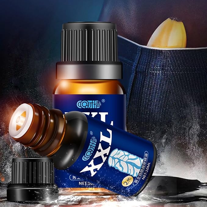 Generic 10ml Man Body Enhance Growth Essential Oil Liquid Enlargement Massage Promote Blood Circulation Thicken Strong XXL Size Health, Clear