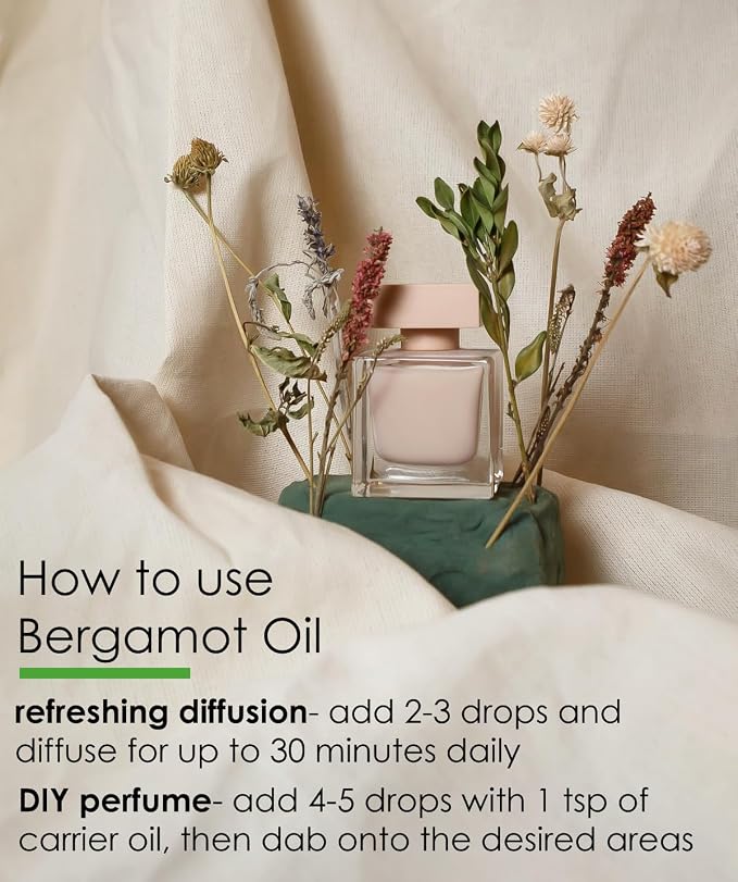 Bergamot Essential Oil (100% Pure & Uncut) - 1 fl oz - Greenhealth