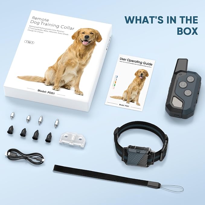 Shock Collar for Dogs, Dog Training Collar with Remote,3 Training Modes