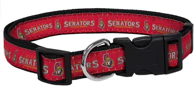 Pets First NHL Collar for Dogs & Cats. Adjustable, Cute, & Stylish! The Ultimate Hockey Fan Collar!