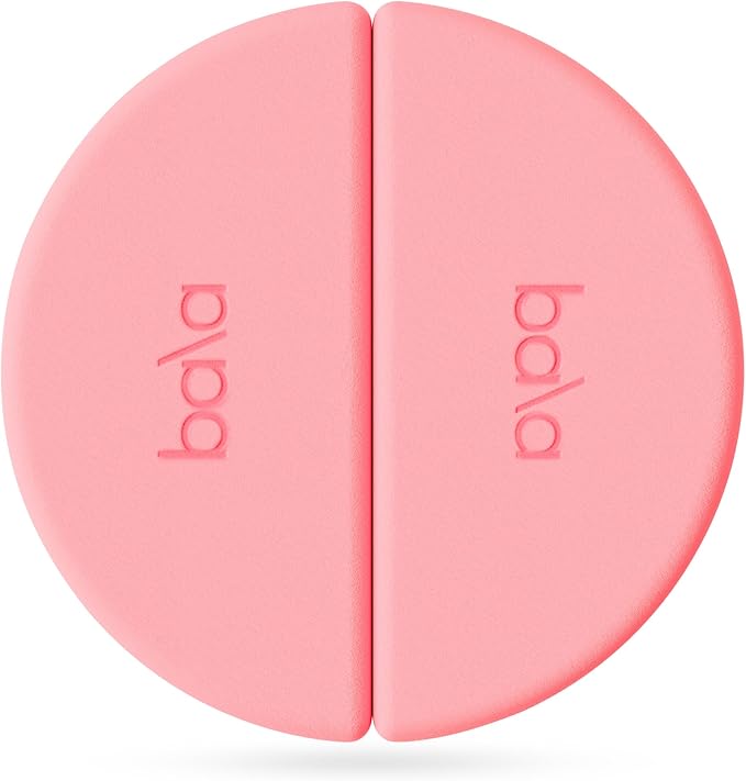 Bala Balance Blocks 2 Pack, Yoga Blocks for Working Out, (Blush) - Semi-Circular Yoga Accessories for Stretching & Exercise - Yoga Equipment for Home Workout - Yoga Block Essentials for Women & Men