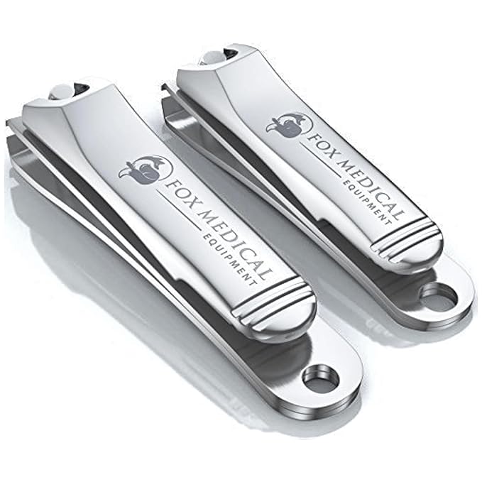Professional Nail Clippers Set – Stainless Steel Fingernail & Toenail Clippers for Men, Women & Seniors – Ultra-Sharp Precision, Ergonomic Comfort & Medical-Grade Quality