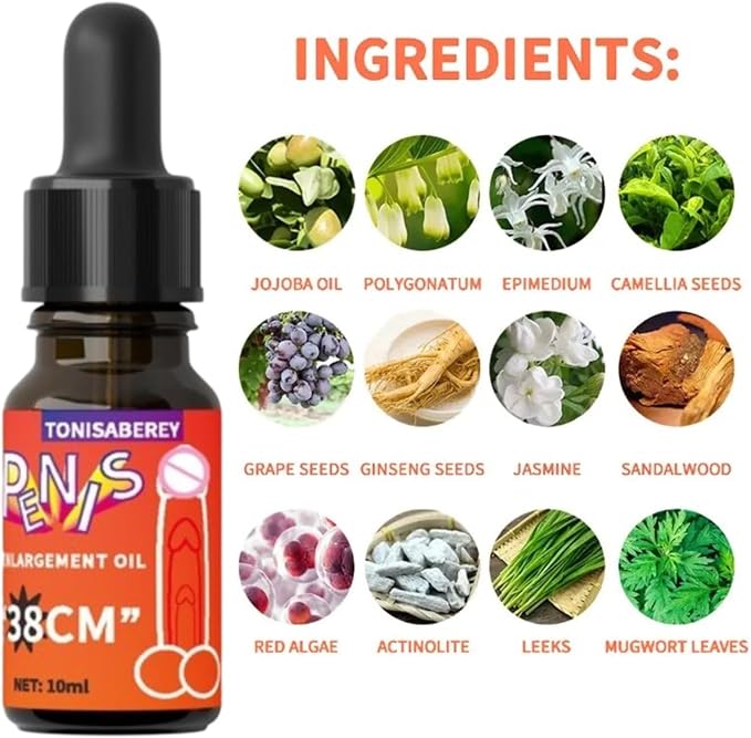 Enlargement Oil for Men's Massage Essential Oil for Male Enhancement