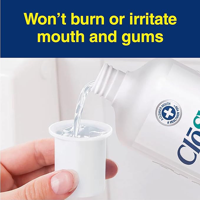 CloSYS Mouthwash, 32 Ounce, 2 Count, Fresh Breath Mouthwash, Gentle Mint, Alcohol Free, Dye Free, pH Balanced Mouth Wash, Helps Soothe Entire Mouth, Fights Bad Breath