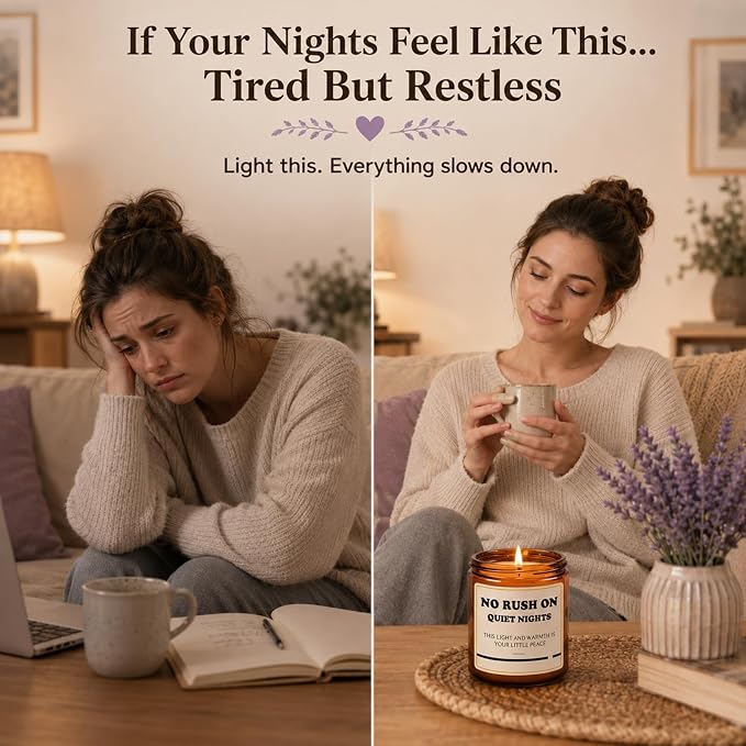 Lavender Candle Gifts for Women - 7oz Home Scented Soy Candle for Relaxation - Lavender Aromatherapy Candle for Stress Relief - Clean Burning, Long Lasting 50 Hours, Mothers Gift for Birthday for Mom