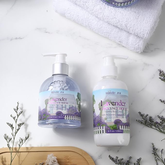 ROMIIE ZOI Daily Hand & Body Lotion with Moisturizing Shea Butter - Lavender & Rosemary - 236 ML / 8 FL OZ