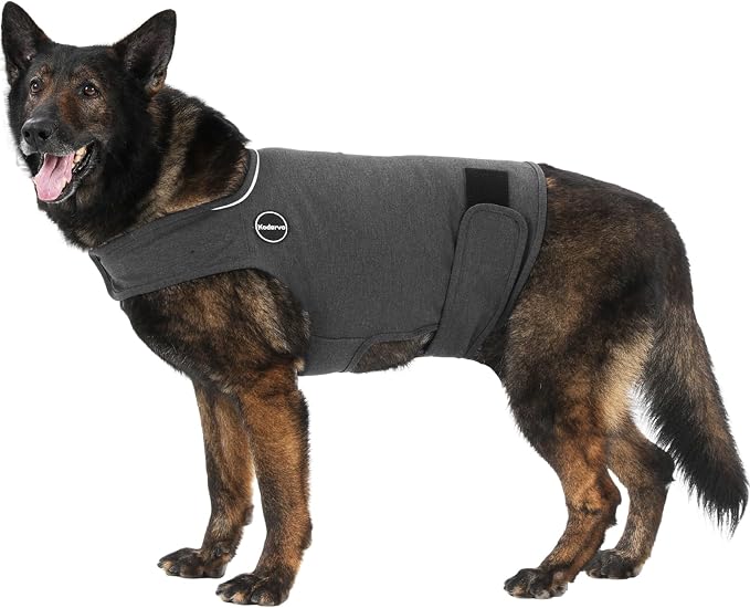 Dog Anxiety Jacket, Skin-Friendly Dog Calming Shirt - Dog Coat for Thunder, Fireworks, Vet Visits and Separation - Keep Pet Calm Without Medicine & Training, Anti Anxiety, Pink, Medium