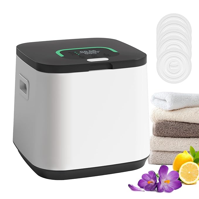 Towel Warmer 16L for Bathroom, Heated Towel Warmer Bucket with LED Display, 3 Heating Modes, 20/40/60 Min, Auto Shut Off, Child Lock, Fits One 40 x 70 Oversized Bath Towel, Black